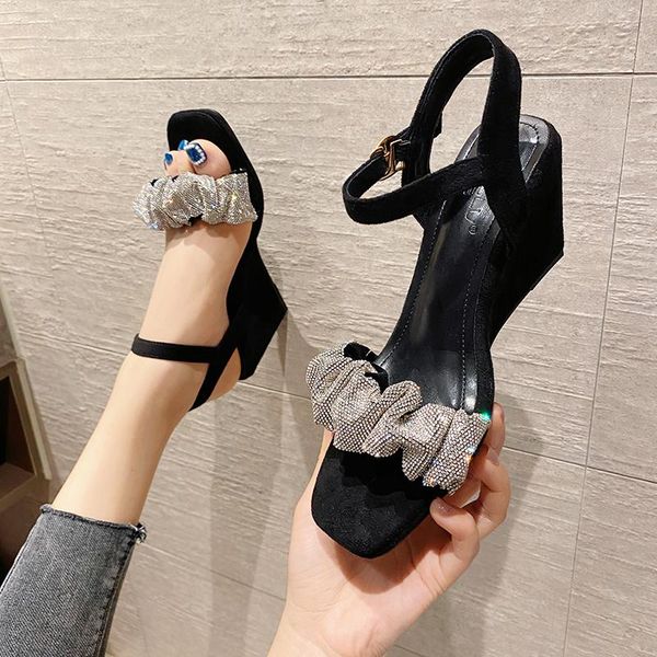 female sandal black shoes for women buckle strap square toe clogs wedge high heels 2021 summer girls rhinestone beige comfor dress
female sandal black shoes for women buckle strap square toe clogs wedge high heels 2021 summer girls rhinestone beige comfor dress