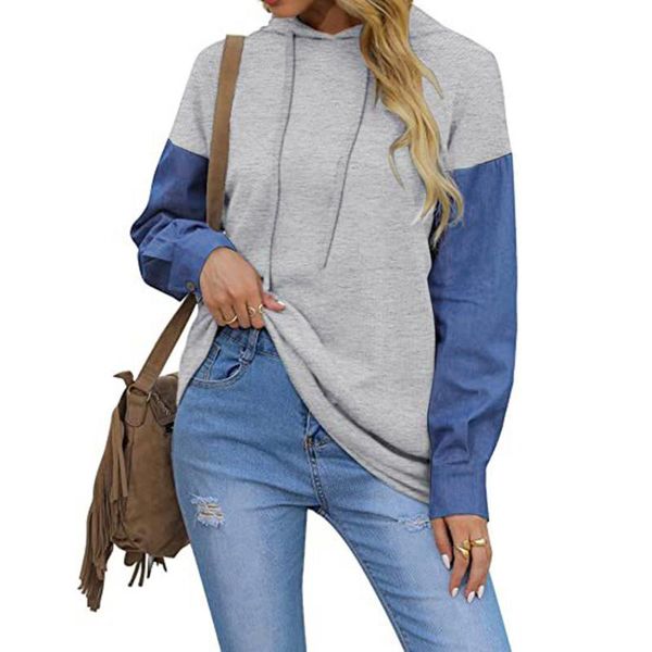 women's hoodies & sweatshirts streetwear women color matching long sleeve blouse hooded pocket pullover shirt harajuku sudadera mujer, Black
women's hoodies & sweatshirts streetwear women color matching long sleeve blouse hooded pocket pullover shirt harajuku sudadera mujer, Black