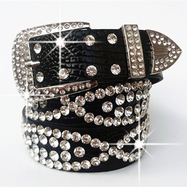 diamond belt women's women's diamond wide korean fashion versatile inlaid straight, Black;brown
diamond belt women's women's diamond wide korean fashion versatile inlaid straight, Black;brown