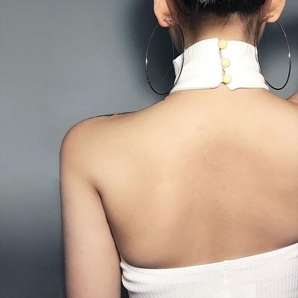 knitted crop womens camis tube neck high collar bustier vest strapless summer solid sleeveless backless tank feamle, White
knitted crop womens camis tube neck high collar bustier vest strapless summer solid sleeveless backless tank feamle, White
