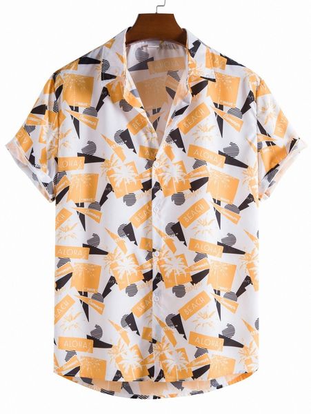 men random coconut tree and letter graphic shirt f8ot#, White;black
men random coconut tree and letter graphic shirt f8ot#, White;black