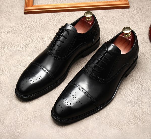 italian genuine leather black dress shoes men lace up mens oxford shoes brogue wedding classic business men formal shoes
italian genuine leather black dress shoes men lace up mens oxford shoes brogue wedding classic business men formal shoes