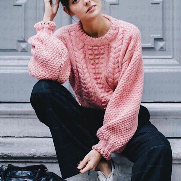 women's sweaters liva girl fashion casual clothing female solid color o-neck long sleeved knitted sweater women soft pullovers, White;black
women's sweaters liva girl fashion casual clothing female solid color o-neck long sleeved knitted sweater women soft pullovers, White;black