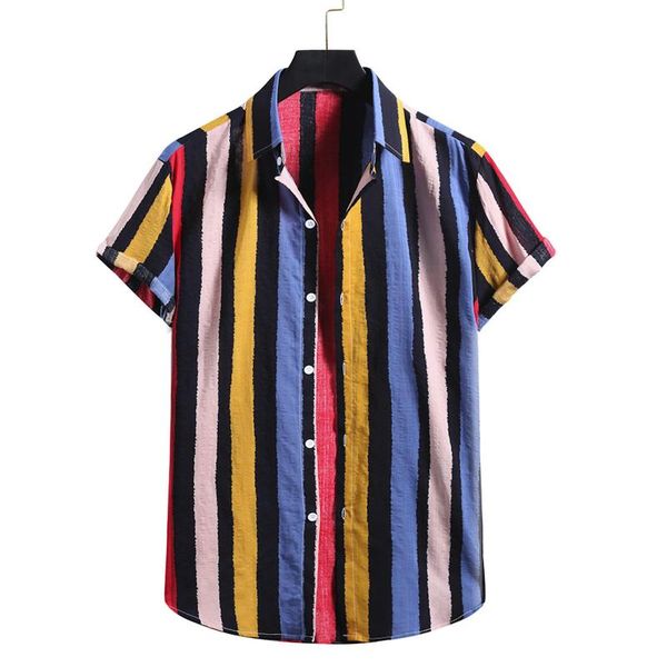 men's casual shirts stripe men cotton linen print short sleeve button shirt blouse mens fashion vintage clothing camisa hombre, White;black
men's casual shirts stripe men cotton linen print short sleeve button shirt blouse mens fashion vintage clothing camisa hombre, White;black