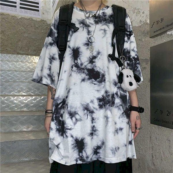 tie dye couple clothes punk t shirts short sleeve harajuku tshirt oversized shirt men clothing t-shirts korean summer tees men's, White;black
tie dye couple clothes punk t shirts short sleeve harajuku tshirt oversized shirt men clothing t-shirts korean summer tees men's, White;black