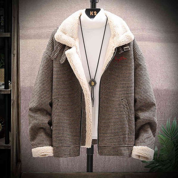 men's fur & faux new men's wear thick warm winter retro suede lambs wool motorcycle jacket belt leisure loose man-made jackets coa, Black
men's fur & faux new men's wear thick warm winter retro suede lambs wool motorcycle jacket belt leisure loose man-made jackets coa, Black