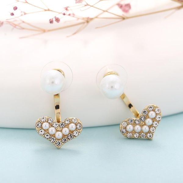 exquisite shinning sweet alloy love heart faxu pearl drop earrings for women rhinestone gold jewelry dangle & chandelier, Silver
exquisite shinning sweet alloy love heart faxu pearl drop earrings for women rhinestone gold jewelry dangle & chandelier, Silver
