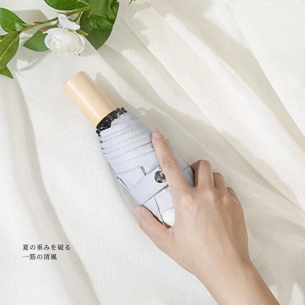 umbrellas simple shade 3fold umbrella white portable anti-uv sun protection japanese style sunny regenschirm rain gear be50um 
umbrellas simple shade 3fold umbrella white portable anti-uv sun protection japanese style sunny regenschirm rain gear be50um