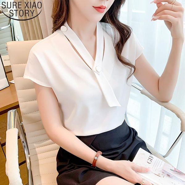 women's blouses & shirts office lady v-neck chiffon shirt summer solid white blouse 2021 elegant short sleeve women clothing blusa muje
women's blouses & shirts office lady v-neck chiffon shirt summer solid white blouse 2021 elegant short sleeve women clothing blusa muje