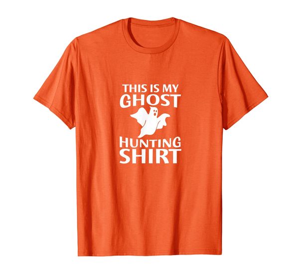 funny ghost hunter shirt for paranormal ghost hunting, White;black