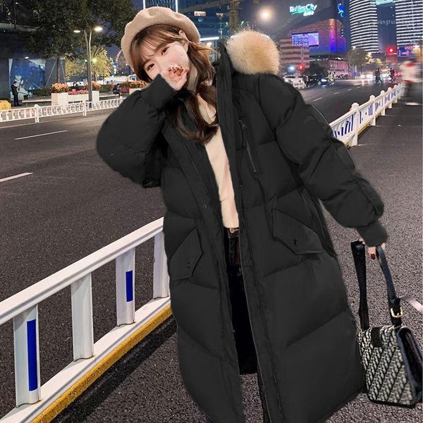 women's padded jacket winter femalemid-length hooded loose cotton-padded parkas anti-season coat 2021 down &, Black
women's padded jacket winter femalemid-length hooded loose cotton-padded parkas anti-season coat 2021 down &, Black