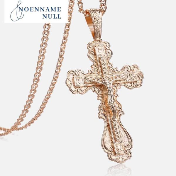 pendant necklaces 585 rose gold cross necklace for men women prayer crucifix jesus charm cz snail link chain 50/60cm gp172, Silver
pendant necklaces 585 rose gold cross necklace for men women prayer crucifix jesus charm cz snail link chain 50/60cm gp172, Silver