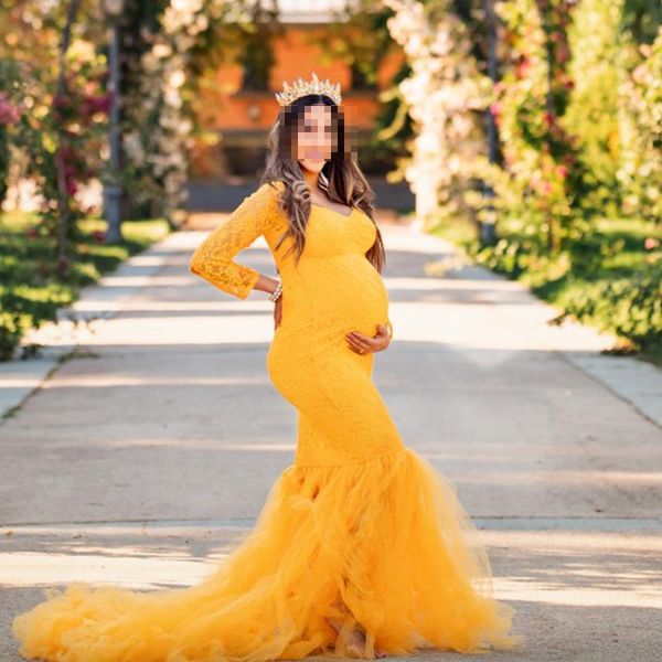 maternity dresses long sleeve gown lace maxi dress pregnant women clothes pography pregnancy for po shoot, White
maternity dresses long sleeve gown lace maxi dress pregnant women clothes pography pregnancy for po shoot, White