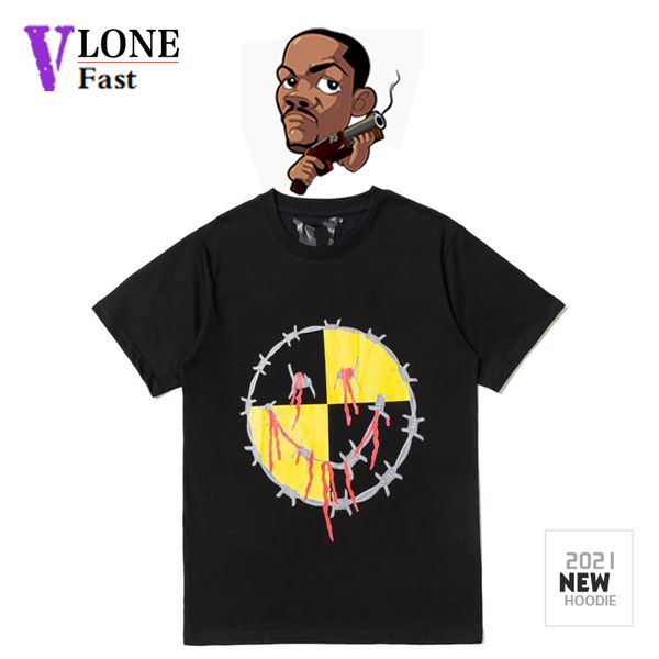 luxury brand t shirt v and lone x testing album blood spurting wire mesh smiling face printing round neck loose men's an, White;black
luxury brand t shirt v and lone x testing album blood spurting wire mesh smiling face printing round neck loose men's an, White;black