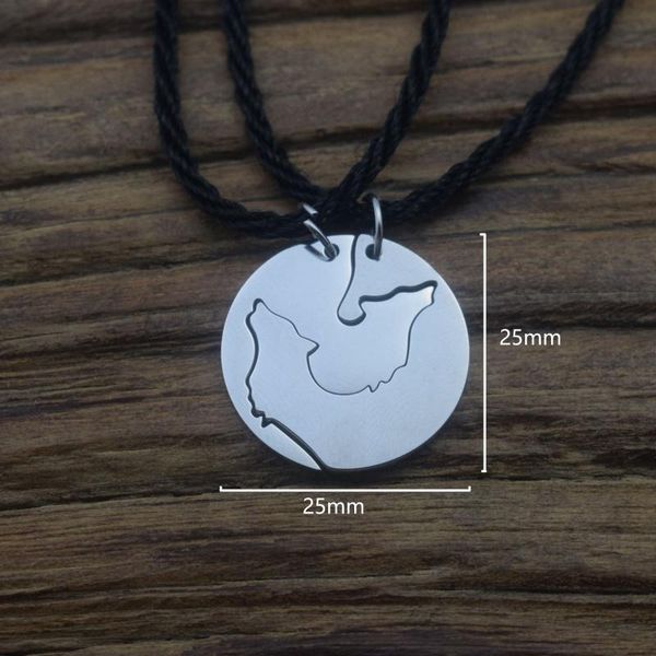 stainless steel couple wolf necklace animal pendant for lover gift chokers, Golden;silver
stainless steel couple wolf necklace animal pendant for lover gift chokers, Golden;silver