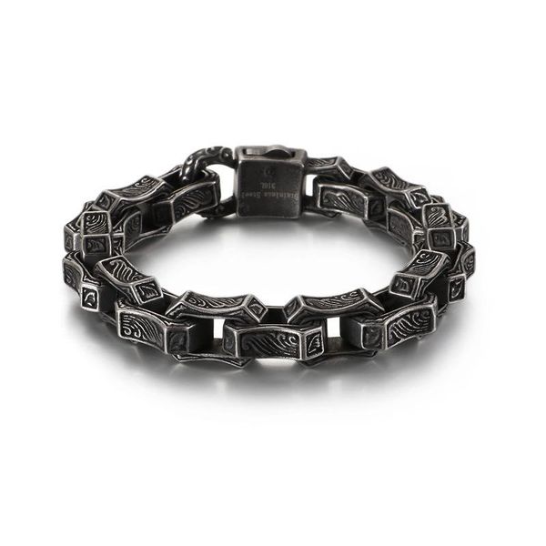 bangles retro punk stainless steel bracelet fashion jewelry personality men's titanium bracelets for women goth bangle, Black
bangles retro punk stainless steel bracelet fashion jewelry personality men's titanium bracelets for women goth bangle, Black