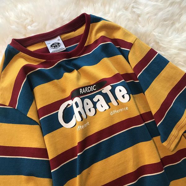 women's t-shirt stripe vintage graphic t shirts men women clothing anime fairy grunge kawaii oversized korean fashion summer, White
women's t-shirt stripe vintage graphic t shirts men women clothing anime fairy grunge kawaii oversized korean fashion summer, White