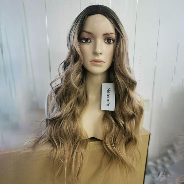 synthetic wigs netendin ombre brown headband for black women long wavy wig heat resistant 22inches
synthetic wigs netendin ombre brown headband for black women long wavy wig heat resistant 22inches