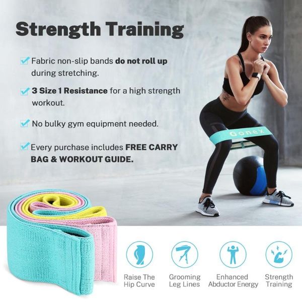 resistance bands gonex 3 pcs exercise hip rubber for legs bubooty workout sports fitness training
resistance bands gonex 3 pcs exercise hip rubber for legs bubooty workout sports fitness training