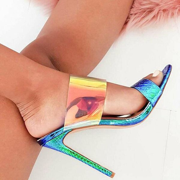 slippers summer high heels women transparent gradient color sandals open toe stiletto party ladies shoes slides sandalias, Black
slippers summer high heels women transparent gradient color sandals open toe stiletto party ladies shoes slides sandalias, Black