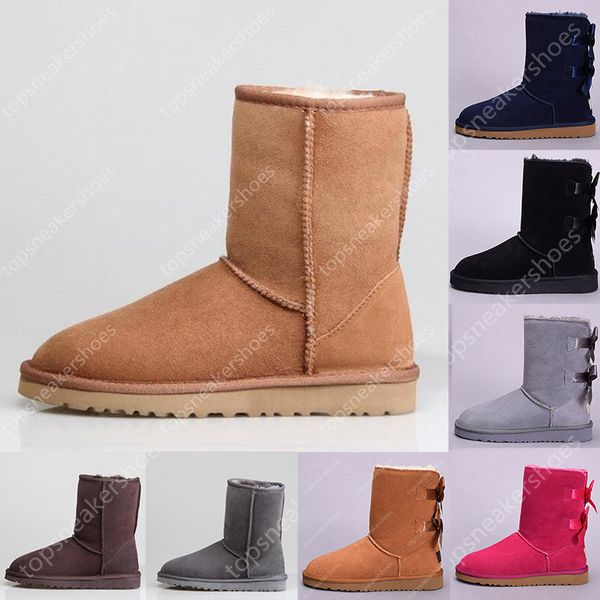 snow designer boots women winter fashion classic short ankle knee bow girl bailey boot womens size us 10, Black
snow designer boots women winter fashion classic short ankle knee bow girl bailey boot womens size us 10, Black