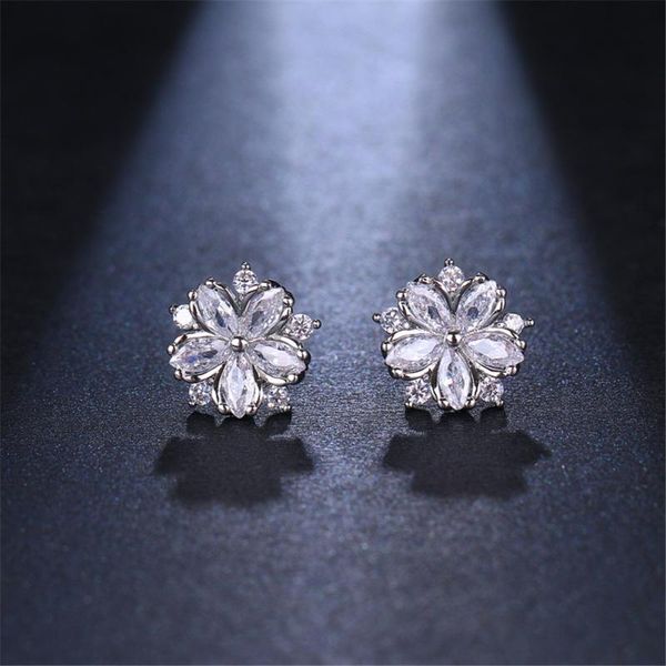 stud ekopdee luxury flower zircon earrings for women exquisite elegant cz crystal engagement earring zirconia jewelry girls gift, Golden;silver
stud ekopdee luxury flower zircon earrings for women exquisite elegant cz crystal engagement earring zirconia jewelry girls gift, Golden;silver