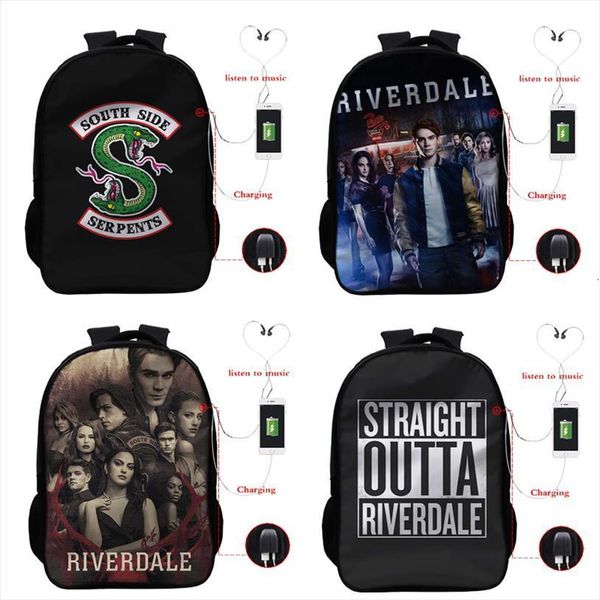 riverdale backpack usb charge boys girls school bags teens kids rucksack students bookbag travel
riverdale backpack usb charge boys girls school bags teens kids rucksack students bookbag travel