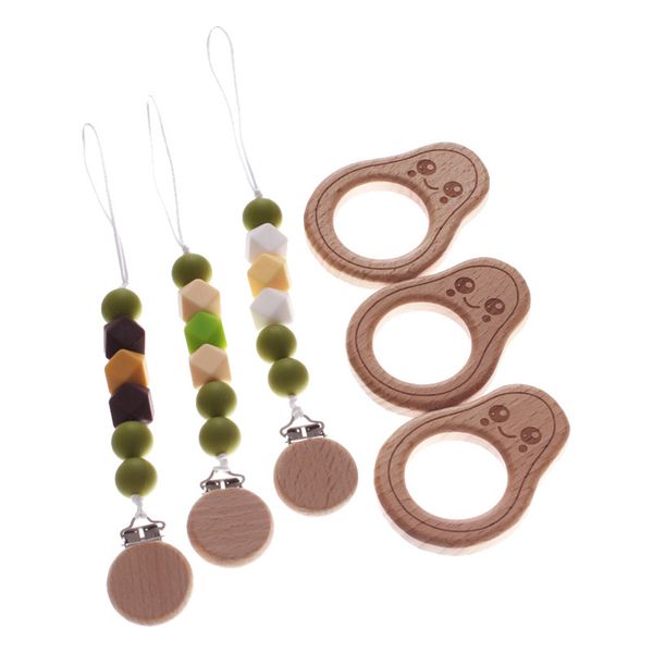 pacifier holders wooden baby teethers cartoon natural silicone clips chain infant nipple 2pcs/set toys b5526
pacifier holders wooden baby teethers cartoon natural silicone clips chain infant nipple 2pcs/set toys b5526