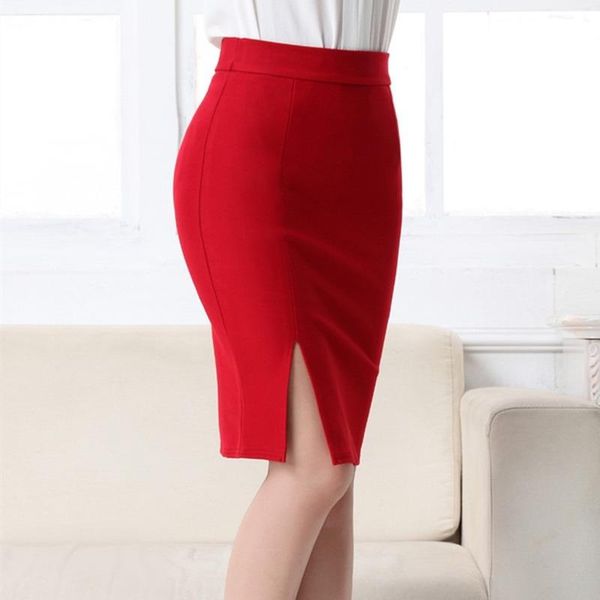 female decoration l professional bag hip high waist split skirt stretch elegant office one-step skirts, Black 
female decoration l professional bag hip high waist split skirt stretch elegant office one-step skirts, Black