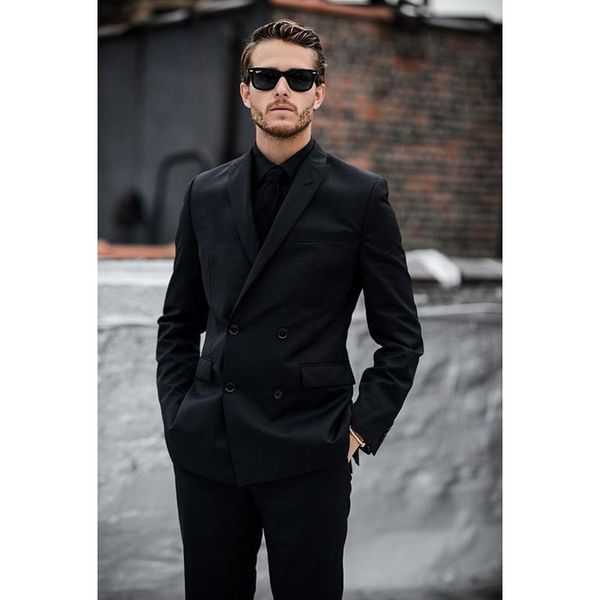 men's suits & blazers custom made black men suit double breasted groom blazer slim fit 2 piece prom tuxedo masculino(jacket+pants) z609, White;black
men's suits & blazers custom made black men suit double breasted groom blazer slim fit 2 piece prom tuxedo masculino(jacket+pants) z609, White;black
