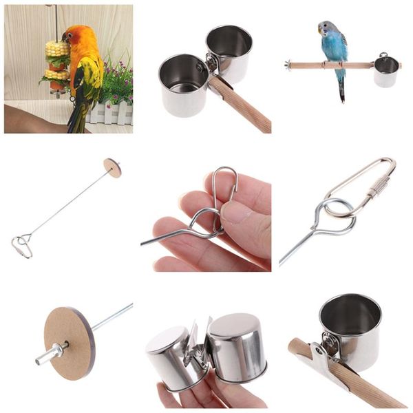 other bird supplies water feeding double cups with clip stainless steel parrot cage stand fruit spear stick skewer
other bird supplies water feeding double cups with clip stainless steel parrot cage stand fruit spear stick skewer