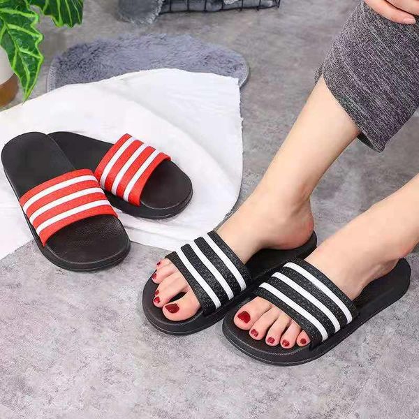 slippers summer couple classic striped sandals women outdoor bathroom non-slip men flip flops indoor ladies slides, Black
slippers summer couple classic striped sandals women outdoor bathroom non-slip men flip flops indoor ladies slides, Black