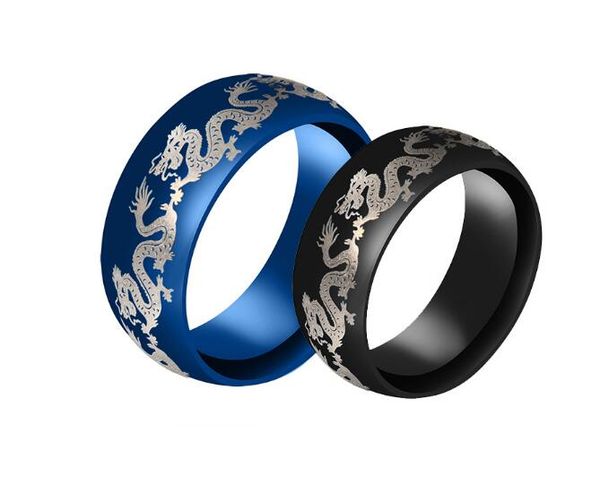 chinese dragon ring with retro stainless steel popularity male and female creativity rings mix size 6 to 13#, Silver
chinese dragon ring with retro stainless steel popularity male and female creativity rings mix size 6 to 13#, Silver
