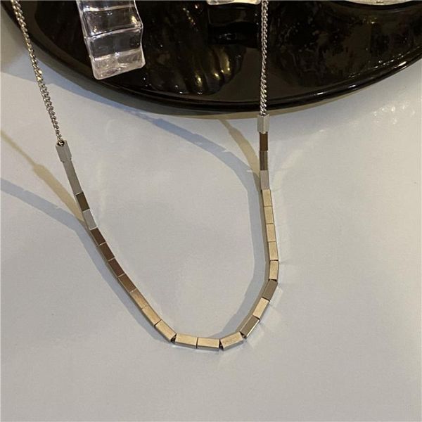 chains titanium steel necklace female wild personality three-dimensional square chain hip hop neutral clavicle 2021, Silver
chains titanium steel necklace female wild personality three-dimensional square chain hip hop neutral clavicle 2021, Silver