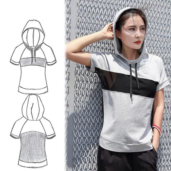 yoga outfit women's sports jacket autumn loose breathable stretch running fitness short-sleeved hooded with mesh
yoga outfit women's sports jacket autumn loose breathable stretch running fitness short-sleeved hooded with mesh