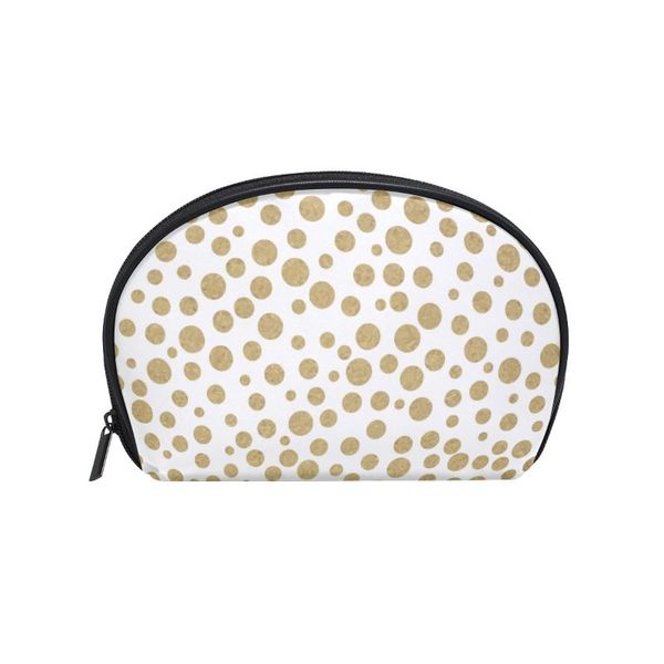 fengju multifuncition shell cosmetic bag purse half moon hanging travel toiletry pouch for girls woman yellow dots bags & cases
fengju multifuncition shell cosmetic bag purse half moon hanging travel toiletry pouch for girls woman yellow dots bags & cases