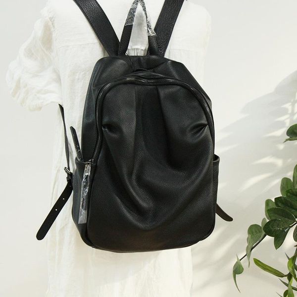 all-match female bag 2021 women's simple three-dimensional fold shoulder classic art fan casual backpack style
all-match female bag 2021 women's simple three-dimensional fold shoulder classic art fan casual backpack style