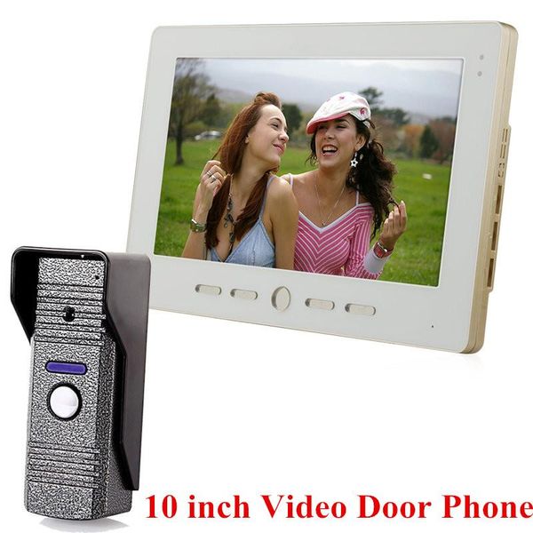 10" color video door phone doorbell intercom doorphone ir night vision camera monitor kit for home security phones
10" color video door phone doorbell intercom doorphone ir night vision camera monitor kit for home security phones
