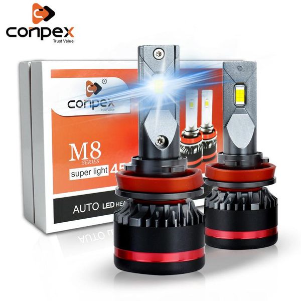 car headlights 2pcs conpex 45w h7 led headlight bulbs h4 canbus h1 h11 h3 h8 h16 9005 9006 lamp h13 9004 9007 bulb auto lights
car headlights 2pcs conpex 45w h7 led headlight bulbs h4 canbus h1 h11 h3 h8 h16 9005 9006 lamp h13 9004 9007 bulb auto lights
