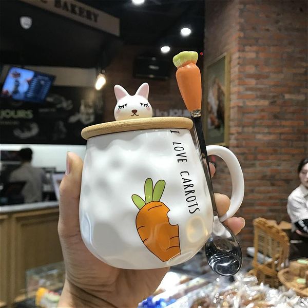 mugs product cute cartoon ceramic mug with lid spoon carrot girl breakfast milk water cup coffee
mugs product cute cartoon ceramic mug with lid spoon carrot girl breakfast milk water cup coffee