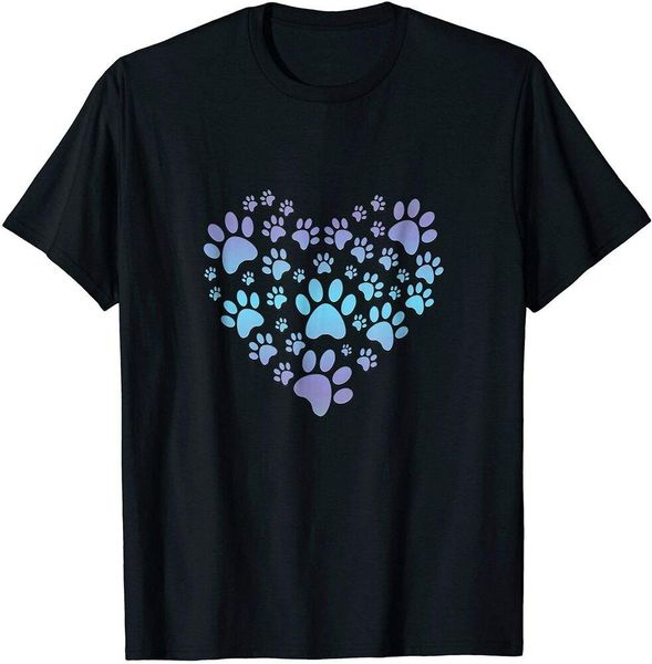 paw print heartbeat t-shirt love dogs size m - 5xl, White;black 
paw print heartbeat t-shirt love dogs size m - 5xl, White;black