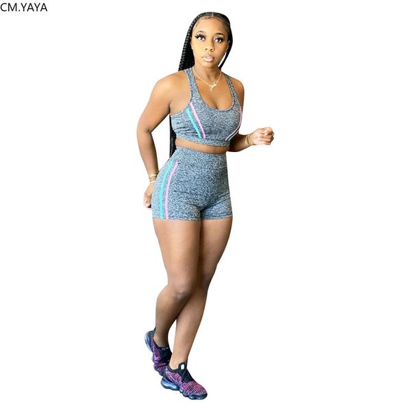 active wear womens set striped tank shorts pants suit trasuit sport two piece set fitness outfit matching setby air, White
active wear womens set striped tank shorts pants suit trasuit sport two piece set fitness outfit matching setby air, White
