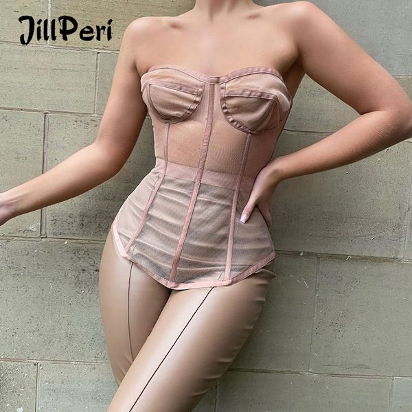 jillperi mesh strapless women multi-way sheath fish bone solid elegant outfit fashion street wear corset, Black;white
jillperi mesh strapless women multi-way sheath fish bone solid elegant outfit fashion street wear corset, Black;white