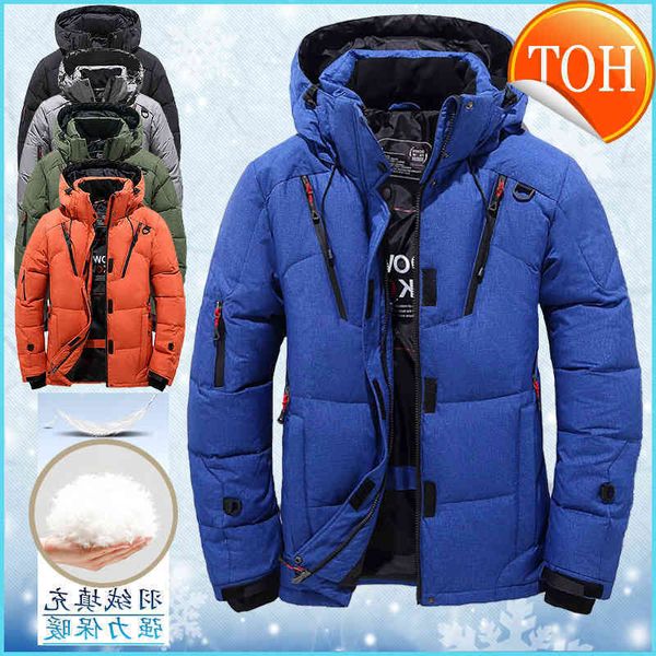 2021 men's white duck down jacket warm hooded thick puffer coat male casual overcoat thermal winter parka, Black
2021 men's white duck down jacket warm hooded thick puffer coat male casual overcoat thermal winter parka, Black