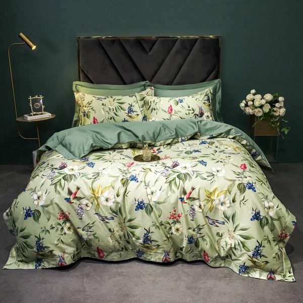 bedding sets luxury american style 1400tc satin egyptian cotton floral bird printing set silky soft duvet cover bed sheet pillowcases
bedding sets luxury american style 1400tc satin egyptian cotton floral bird printing set silky soft duvet cover bed sheet pillowcases