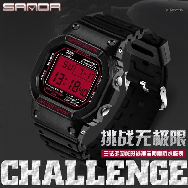 digital watch for men waterproof diving led men's wrist sport watches military electronic clock wristwatches, Slivery;brown
digital watch for men waterproof diving led men's wrist sport watches military electronic clock wristwatches, Slivery;brown