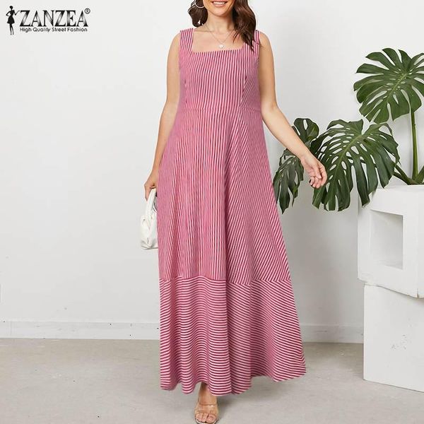 plus size dresses party striped sleeveless sundress 2022 summer women maxi holiday long dress elegant tank a line robe, Black
plus size dresses party striped sleeveless sundress 2022 summer women maxi holiday long dress elegant tank a line robe, Black