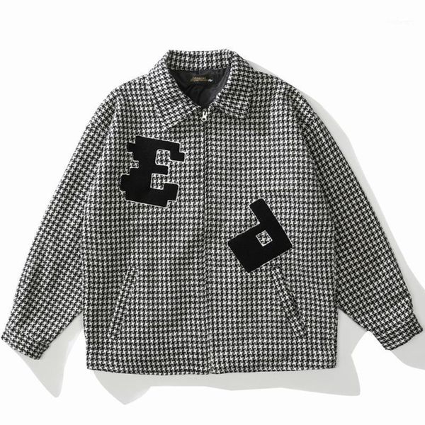 men's jackets male harajuku vintage loose houndstooth jacket streetwear hip hop oversized turn dwon collar retro full zipper, Black;brown
men's jackets male harajuku vintage loose houndstooth jacket streetwear hip hop oversized turn dwon collar retro full zipper, Black;brown