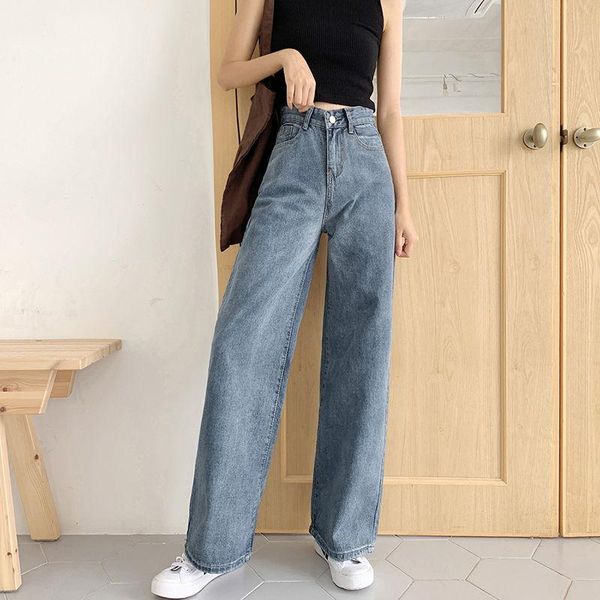 women's jeans 2021 autumn women light blue loose jean trousers high waist wide leg casual denim korean fashion oversize pants e375
women's jeans 2021 autumn women light blue loose jean trousers high waist wide leg casual denim korean fashion oversize pants e375