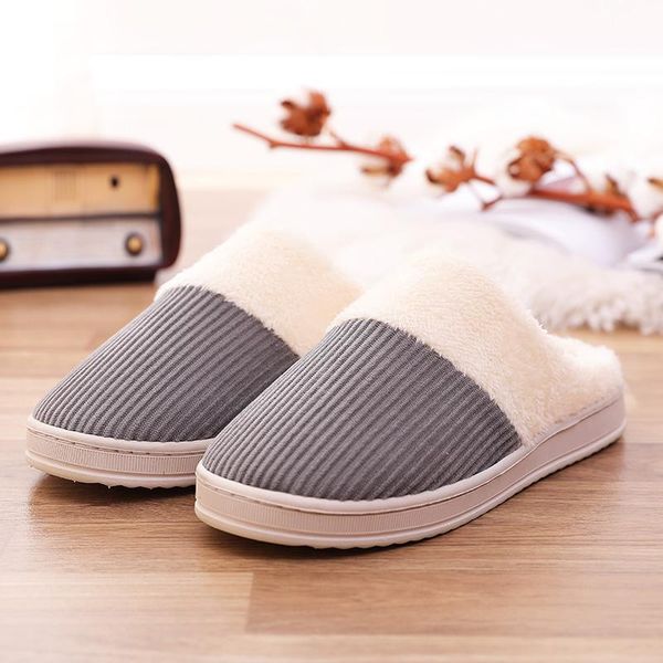 slippers cotton men shoes warm winter indoor women corduroy flip flop antiskid slipper pantoufles pour hommes, Black
slippers cotton men shoes warm winter indoor women corduroy flip flop antiskid slipper pantoufles pour hommes, Black